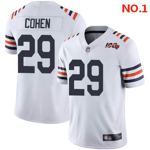 Men's Chicago Bears #29 Tarik Cohen Nike Jersey-6